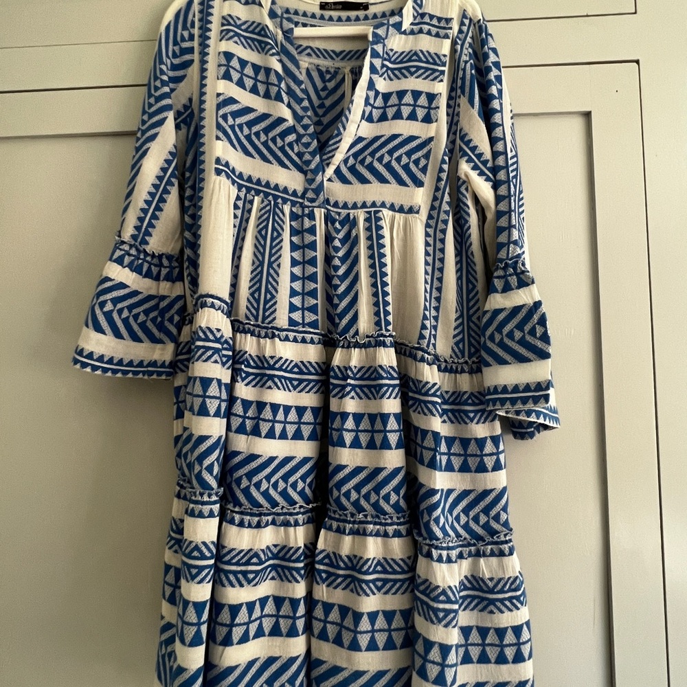 Devotion twin dress purchased in Mykonos